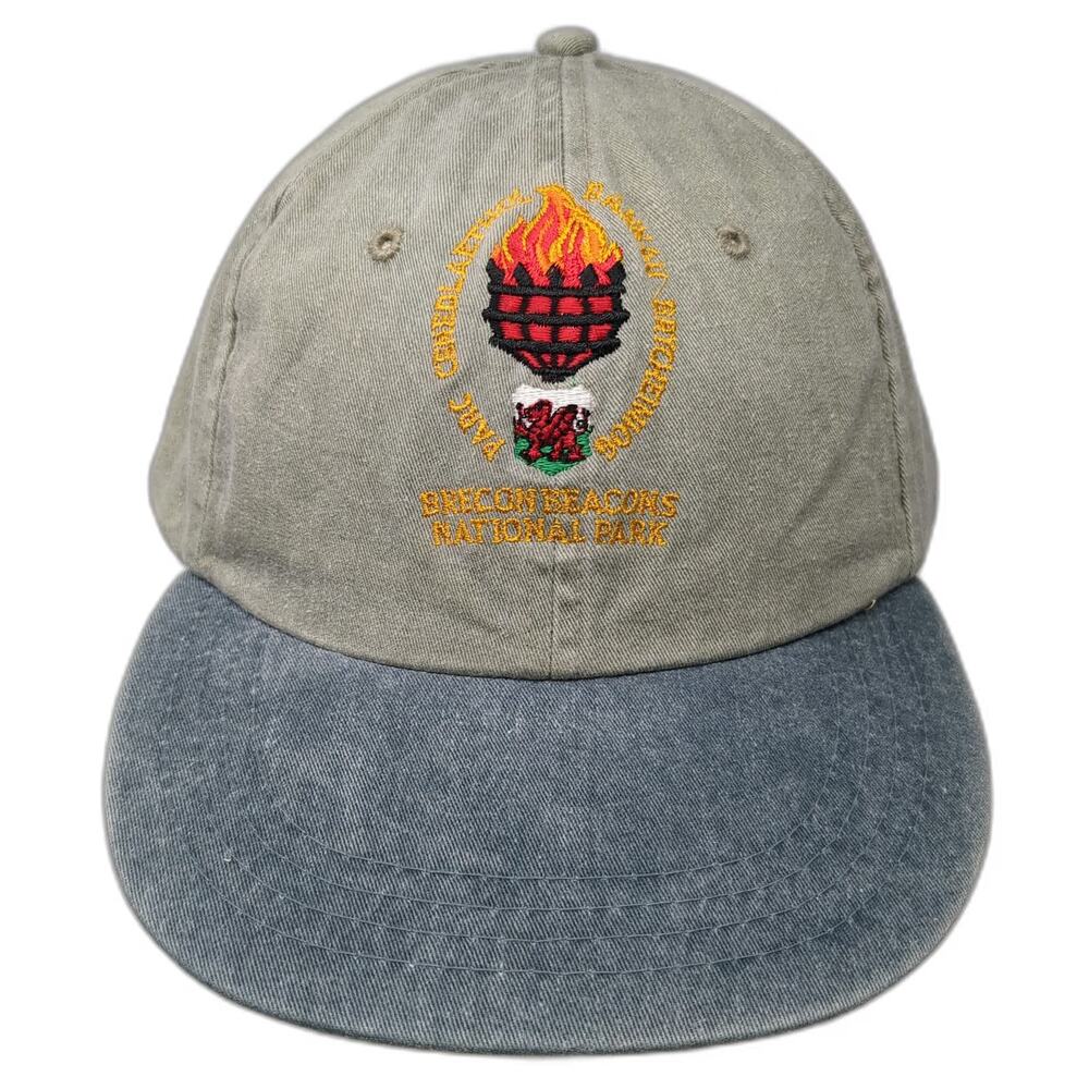 Beechfield Baseball Cap Green Blue One Size Brecon Beacons National Park Hat